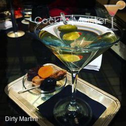 Dirty Martini cocktail